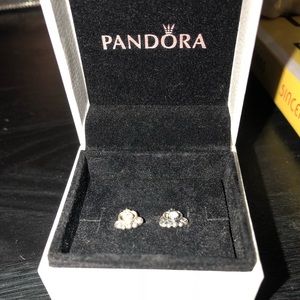 Pandora stud earrings